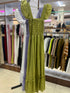 Summer Square Neck Sleeveless Long Dresses